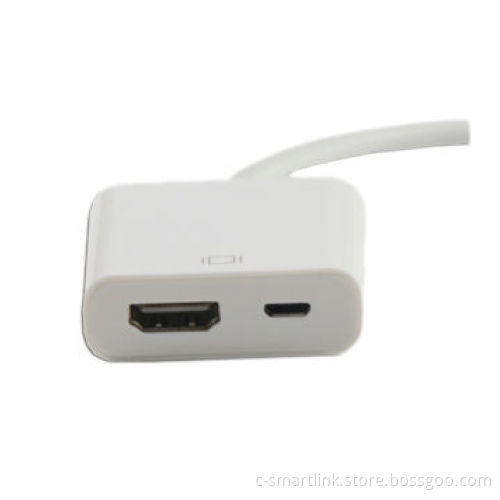 HDMI® Adapter, Connects for iPad with Micro USB and Audio/Video Output